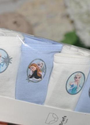 2-4/4-6/6-8 р h&amp;m новые фирменные разноцветные трусы трусики слипы брифы frozen...