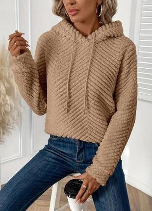 Женская плюшевая кофта 2