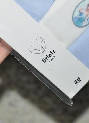 2-4/4-6/6-8 р h&amp;m новые фирменные разноцветные трусы трусики слипы брифы frozen...