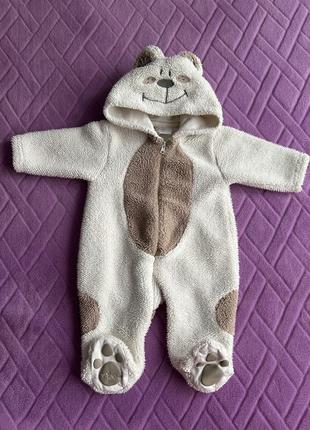 Комбенізон тедді, тедік, чоловічок ведмежа, теплий, tiny ted,