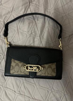 Сумка багет кожаная coach в идеальном состоянии