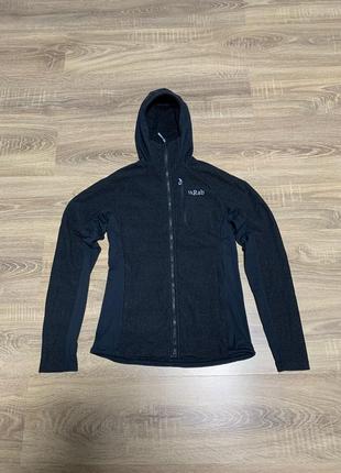 Кофта флисовая женская rab capacitor hoody - beluga