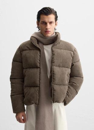 Стьобана куртка чоловіча вельветова zara new