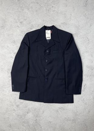 Темно синий классический пиджак next topfit wear, navy classic jacket, темно синий пиджак