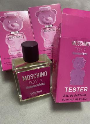 Женский тестер moschino no toy 2 bubble gum 68 мл 60 мл