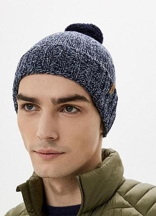 Шапка fjallraven ovik pom hat цвет темно синий