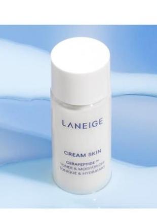 Поживний тонер з пептидами laneige cream skin cerapeptide toner and moisturiser