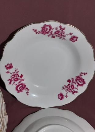 Набор тарелок-12шт. старый китай.