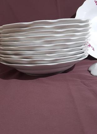 Набор тарелок-12шт. старый китай.