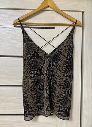 Топ шифоновый zara