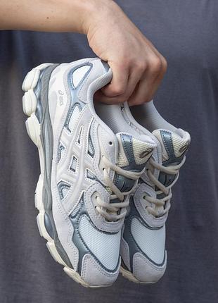 Кроссовки asics gel nyc beige кроссовки ассикс
