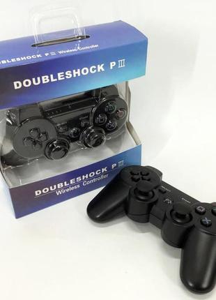 Беспроводной игровой геймпад doubleshock pps3/pc аккумуляторный джойстик с функцией вибрации.