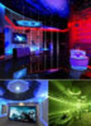 Светодиодная лента smd 5050rgb led 5 м ip65 с пультом и блоком питания 220v, 5м, лента светодиодная 5050