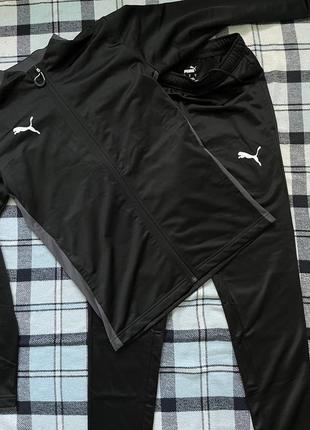 Спортивний костюм puma, чорний спортивний костюм
