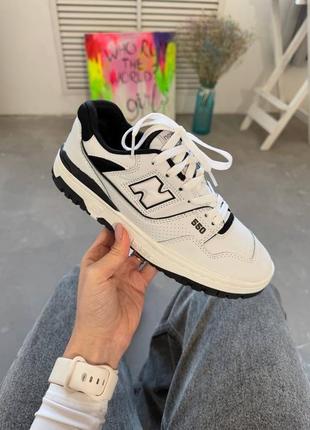 Кроссовки new balance 550 white black