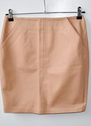 Fred perry by richard nicoll ексклюзивна м'яка шкіряна спідниця