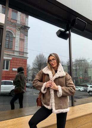 Двухсторонняя дубленка