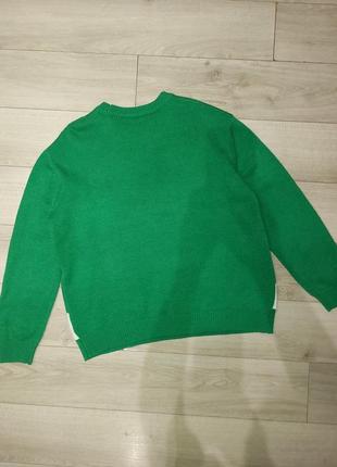 Новогодний свитер эльф primark с пайетками2 фото