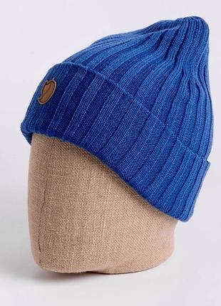 Шапка fjallraven byron hat колір синій