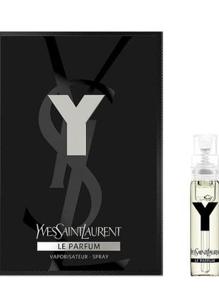 Духи для мужчин yves saint laurent ysl y le parfum (пробник) 1.2 ml. (3614273315159)