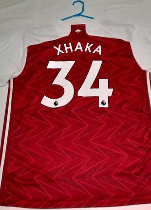 Футболка клубна adidas fc arsenal london - bakayo xhaka №34 - xl