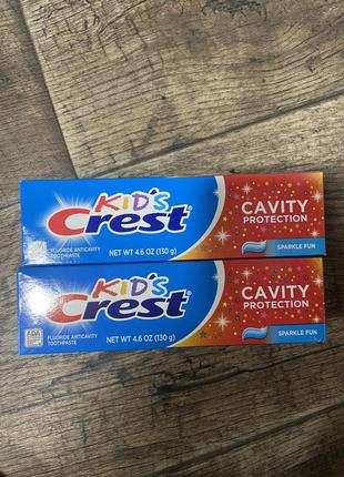 Crest детская зубная паста
