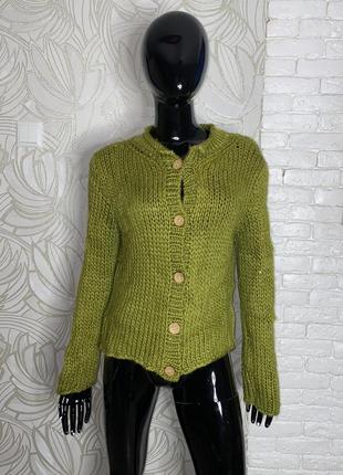 Кофта на ґудзиках шерстяний кардиган laura ashley, m