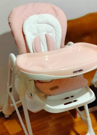 Стул для кормления carello caramel