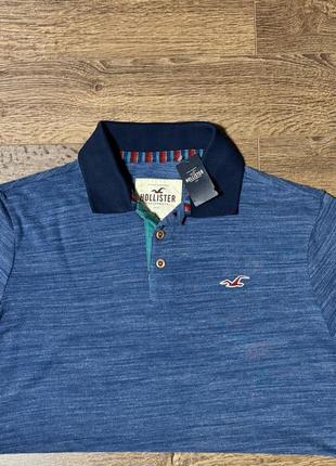 Футболка поло hollister.