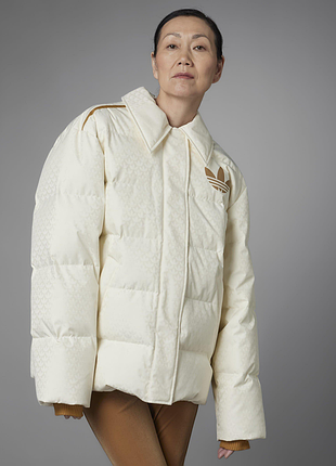 Шикарний теплий пуховик adidas originals