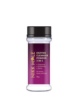 Энзимная пудра для очищения лица и бровей nikk mole 50 г