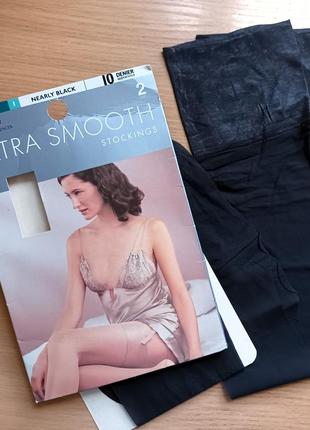 Ультратонкі панчохи 2 пари р. s 10 den st michael m&s під пояс