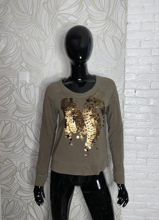 Кофта свитшот декорирован пайетками karen millen, m