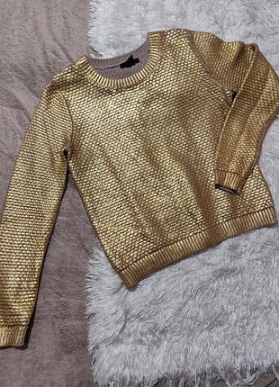 Золотий светр від h&m