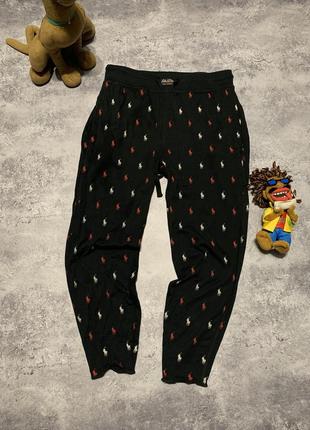 Монограммные брюки ralph lauren