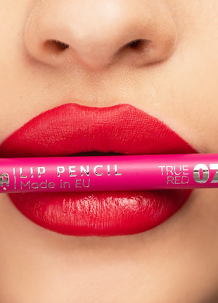 Олівець для губ zola lip pencil / 07 true red