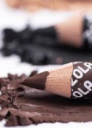 Олівець восковий для очей zola classic precise eyeliner / brown