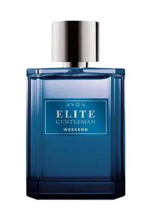 Туалетна вода elite gentleman weekend avon 75 ml
