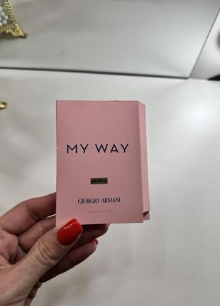 My way giorgio armani nectar parfum оригінал