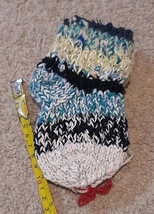 Детские вязаные носки