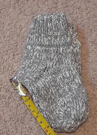 Детские вязаные носки