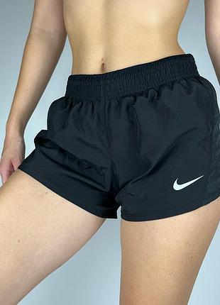 Спортивные шорты женские nike runs w nk 10k short 895863-010