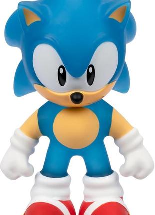 Goo jit zu стретч-антистресс сквиш ежик соник светится 42745 sonic the hedgehog speed surge glow