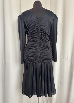 Вінтаж ретро 80-90х сукня вечірня трикотаж