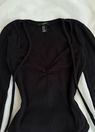 Боди в рубчик