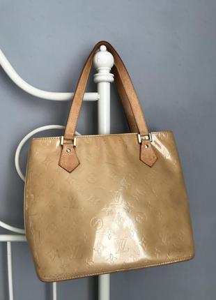 Сумка louis vuitton monogram vernis houston hand bag gris винтаж оригинал