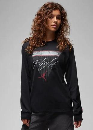 Лонгслив женский jordan long-sleeve graphic