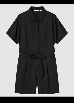 Uniqlo льняной ромпер2 фото