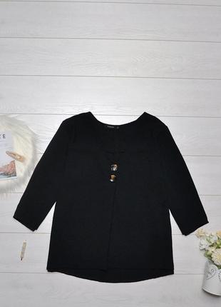 Красива чорна блуза з гудзиками today.