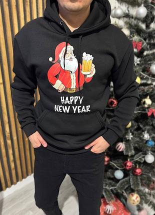 Худи новогодний happy new year